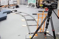 Wide Shot of Dolly and Track Set Up