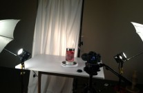 Lighting Set Up for Heart in a Jar Shoot – View 3