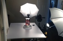 Lighting Set Up for Heart in a Jar Shoot – View 1