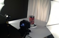 Lighting Set Up for Heart in a Jar Shoot – View 2