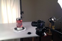 Lighting Set Up for Heart in a Jar Shoot – Detail